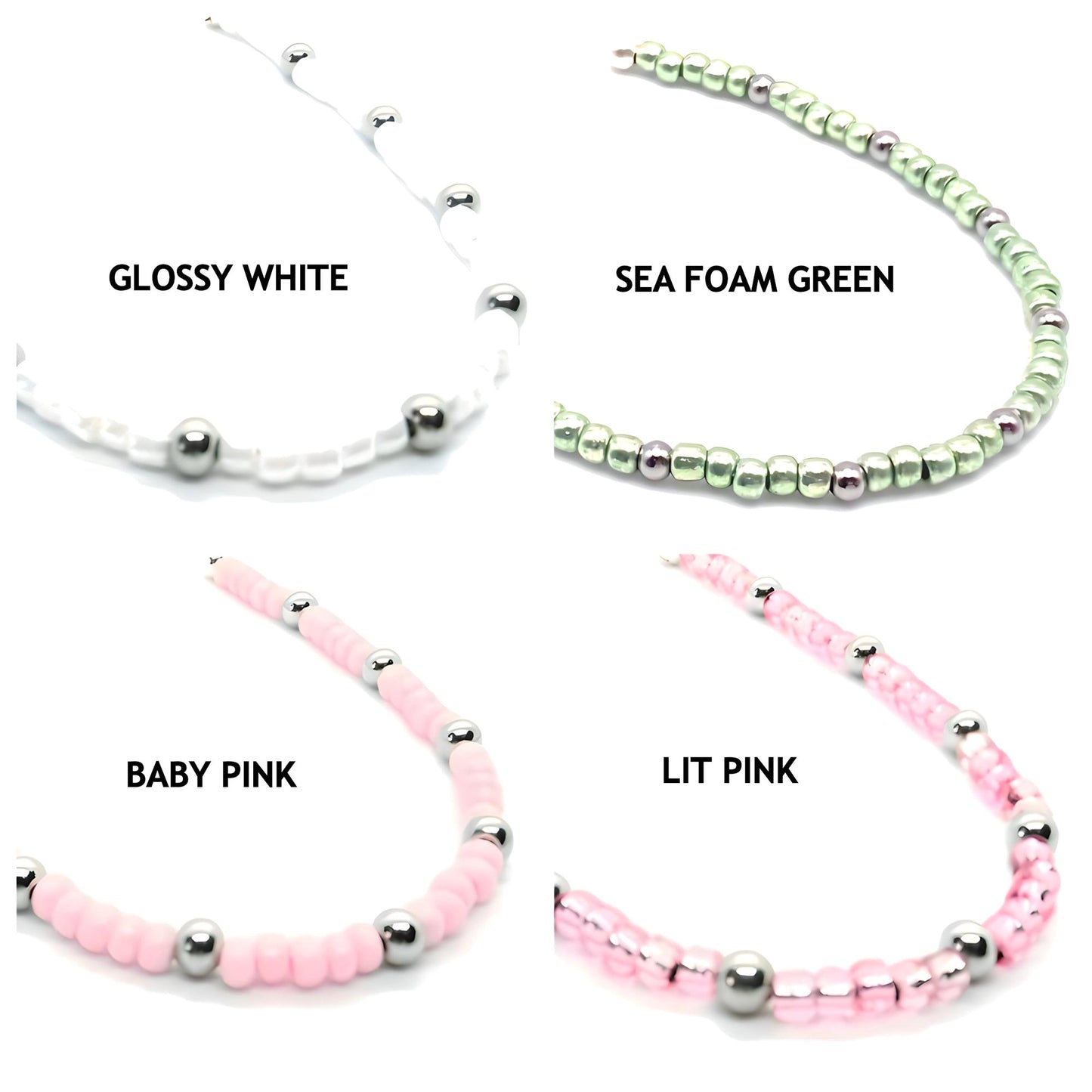 Hotwife Anklet / Bracelet with Clear Glass Charm