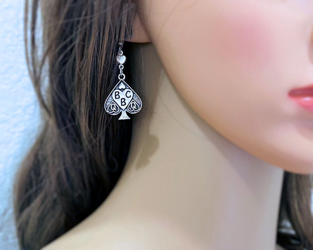 QOS BBC Queen of Spades BBC Owned Earrings