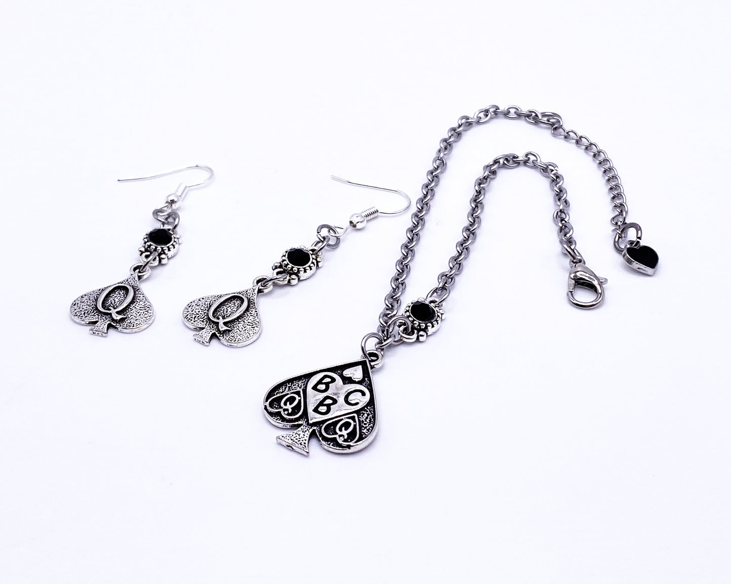 QOS BBC Spade Earrings
