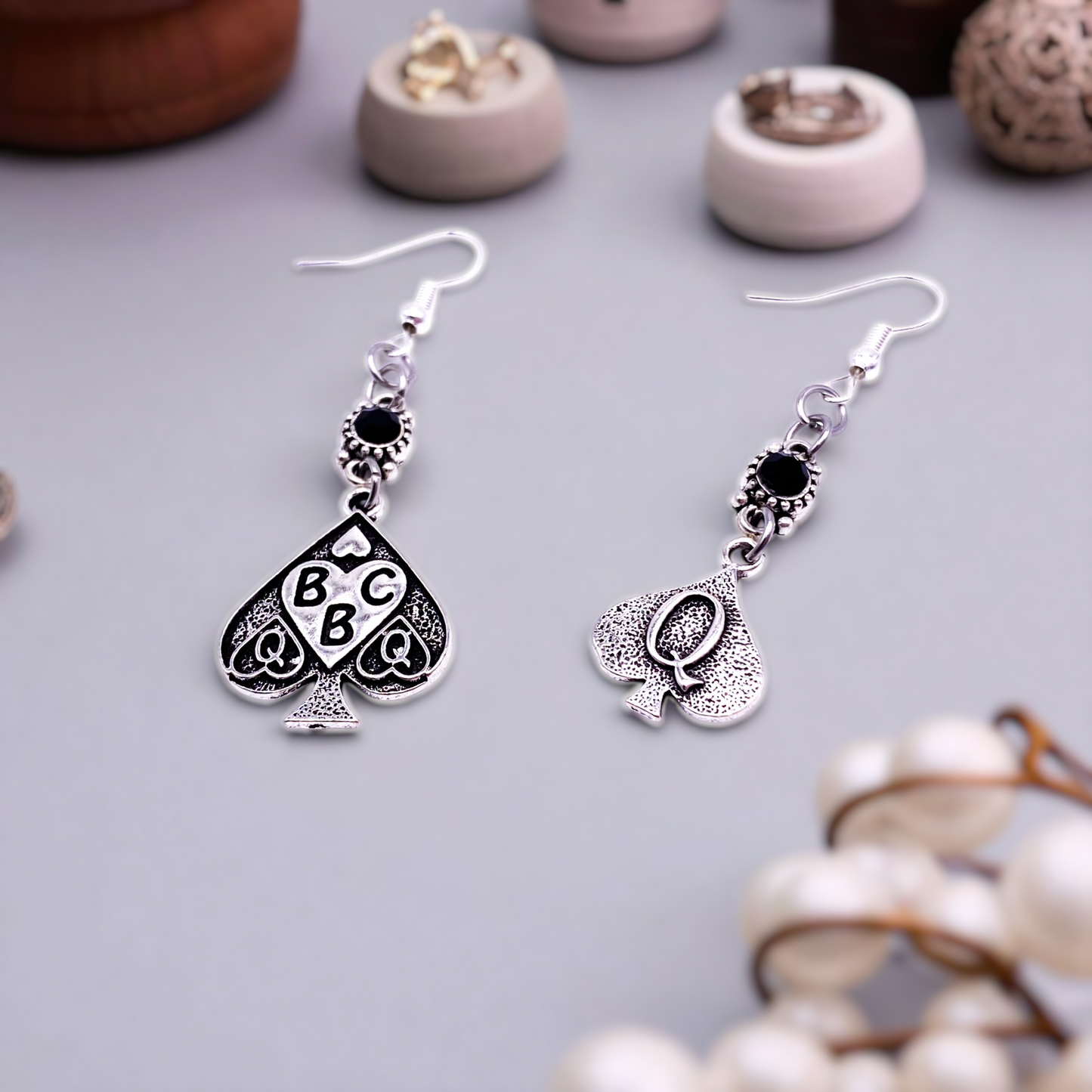 QOS BBC Spade Earrings