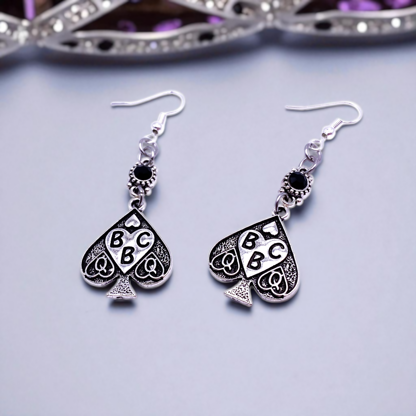 QOS BBC Spade Earrings