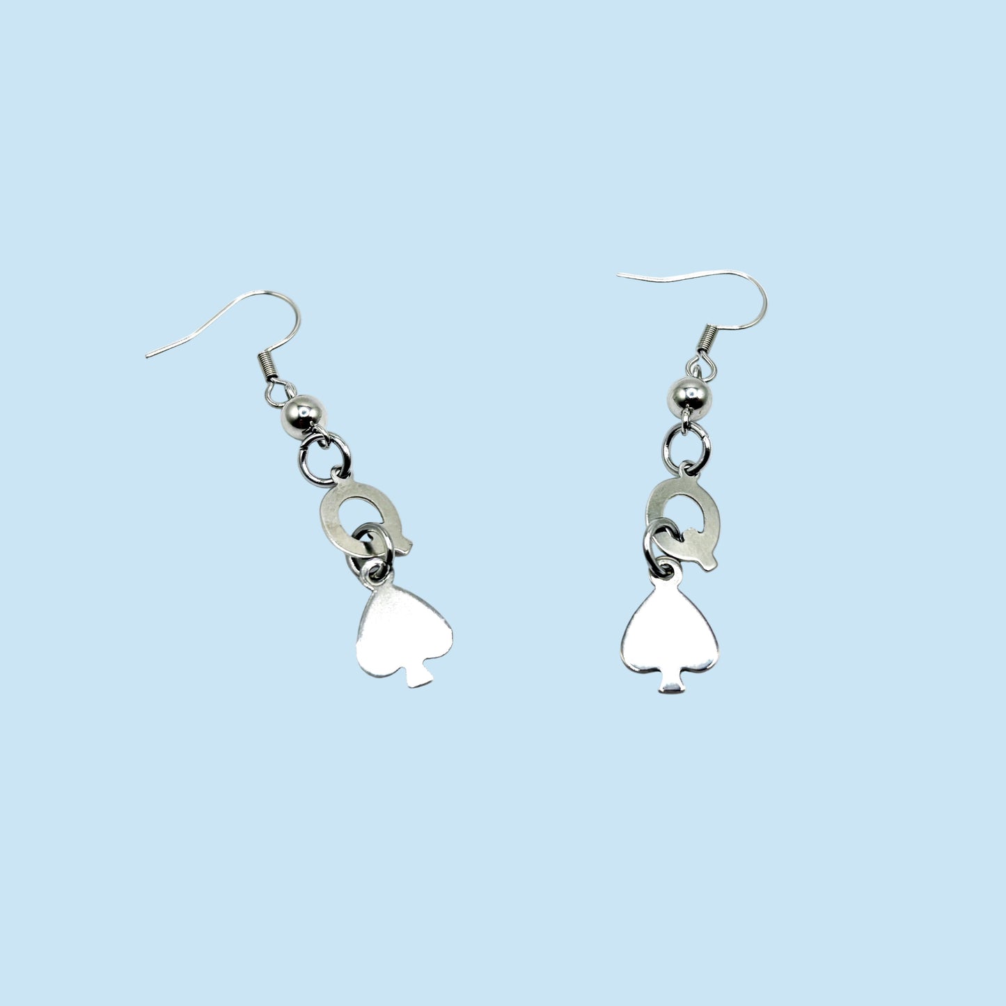 QOS Queen of Spades Earrings
