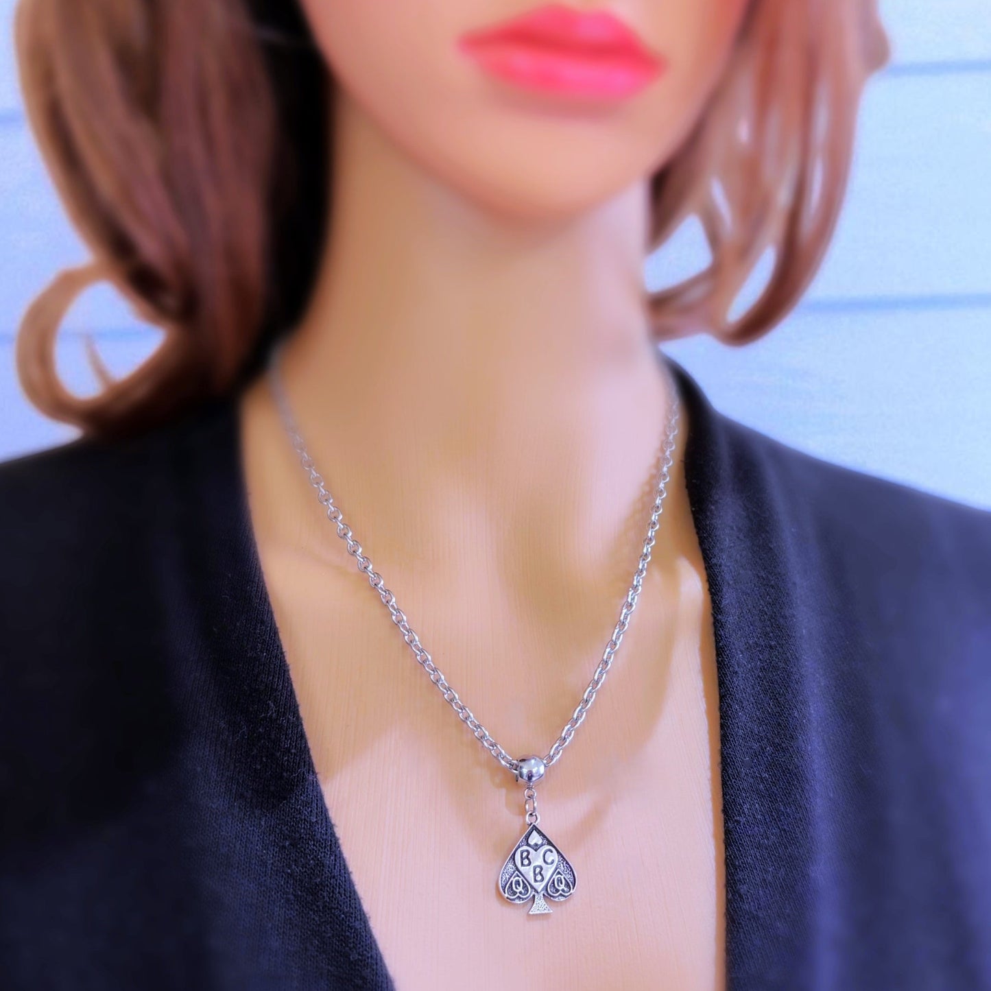 QoS / BBC Jewelry QUEEN OF SPADES Anklet Bracelet Choker Necklace