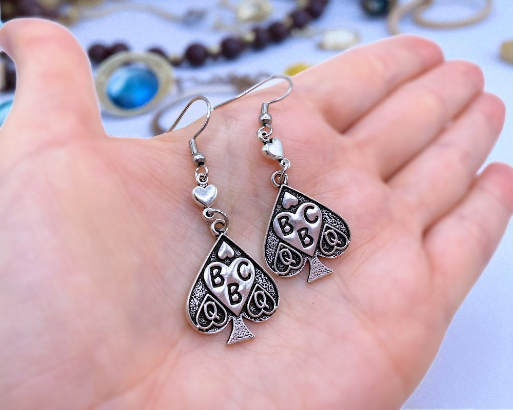 QOS BBC Queen of Spades BBC Owned Earrings