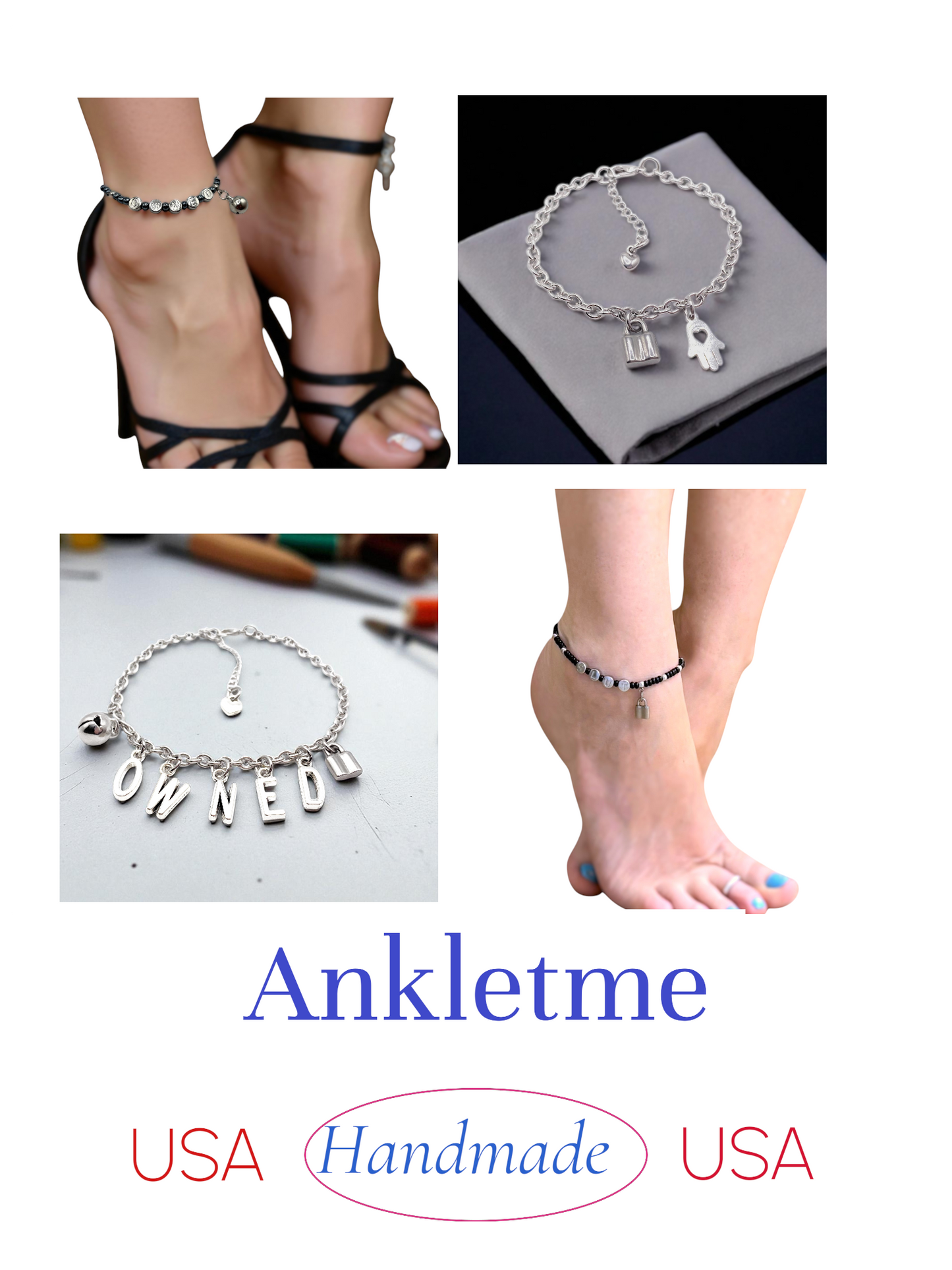 Hotwife Swingers Jewelry Custom Anklet / Bracelet