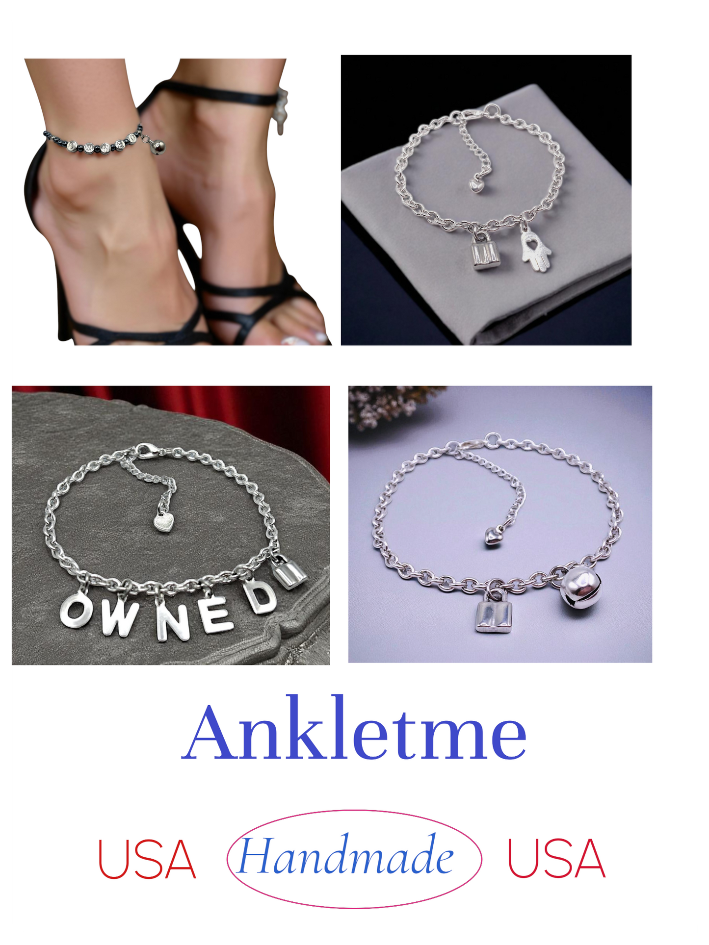 Sissy Slut Hotwife custom Anklet / Bracelet