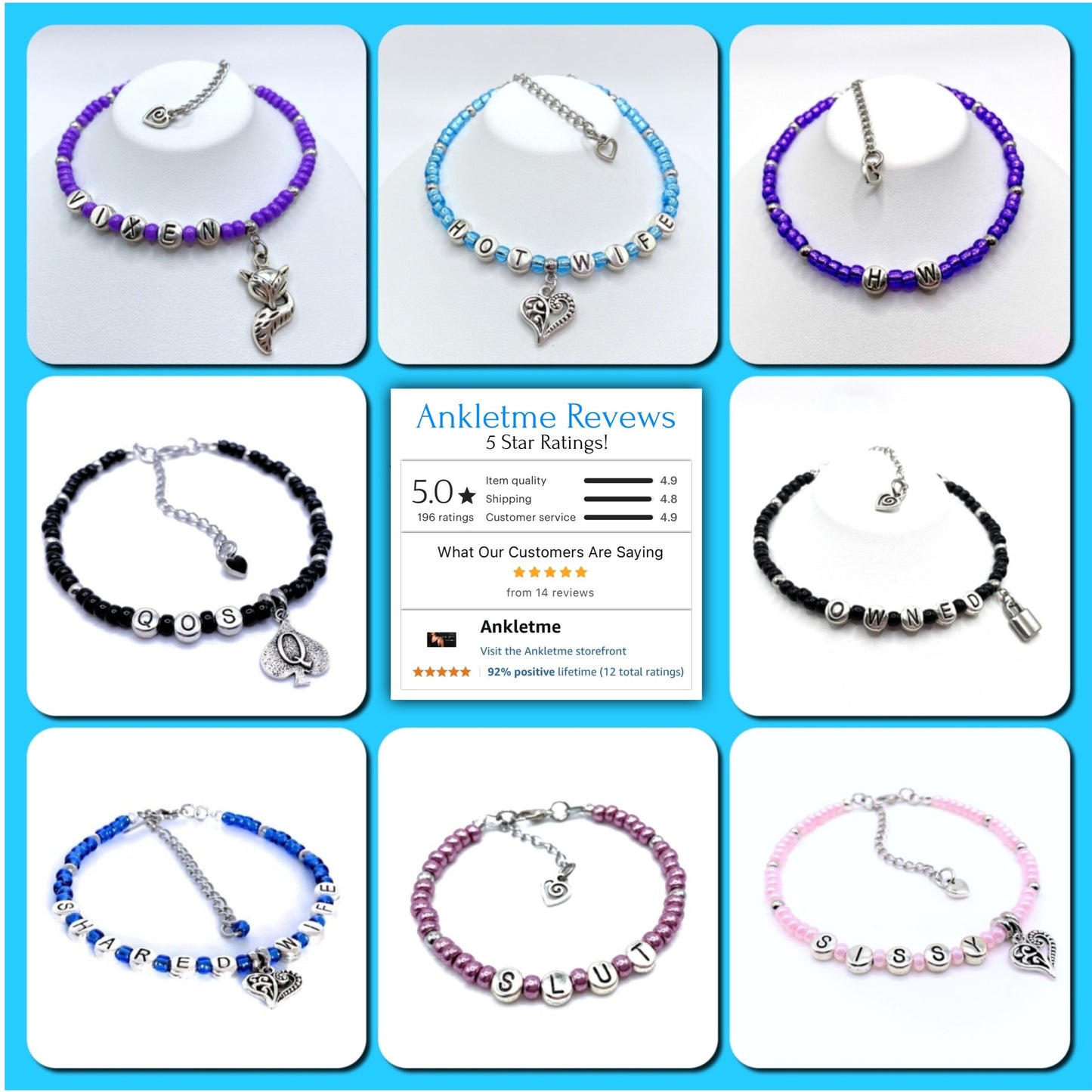 QOS BBC Spade Earrings