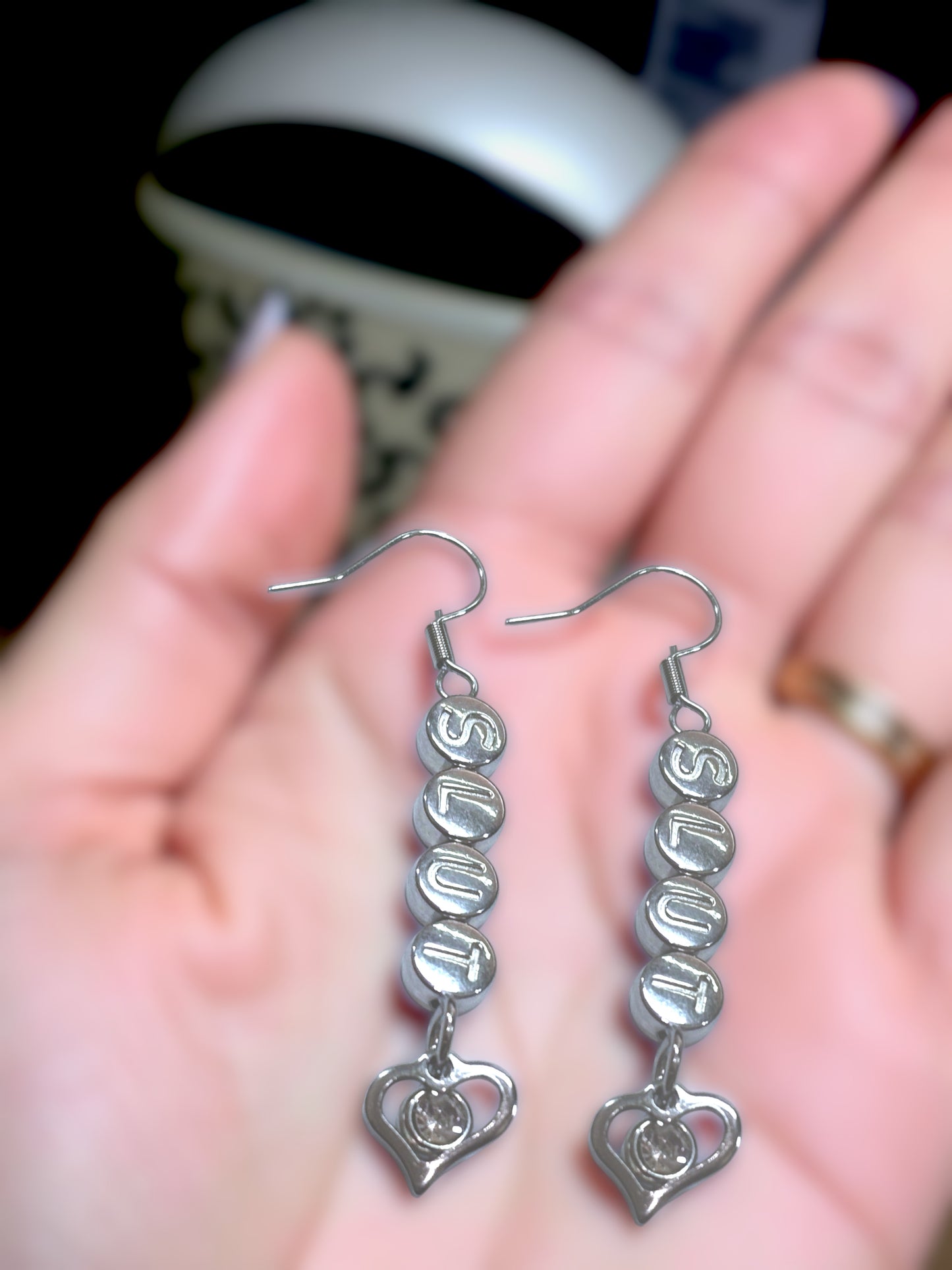Hotwife Slut Custom Earrings
