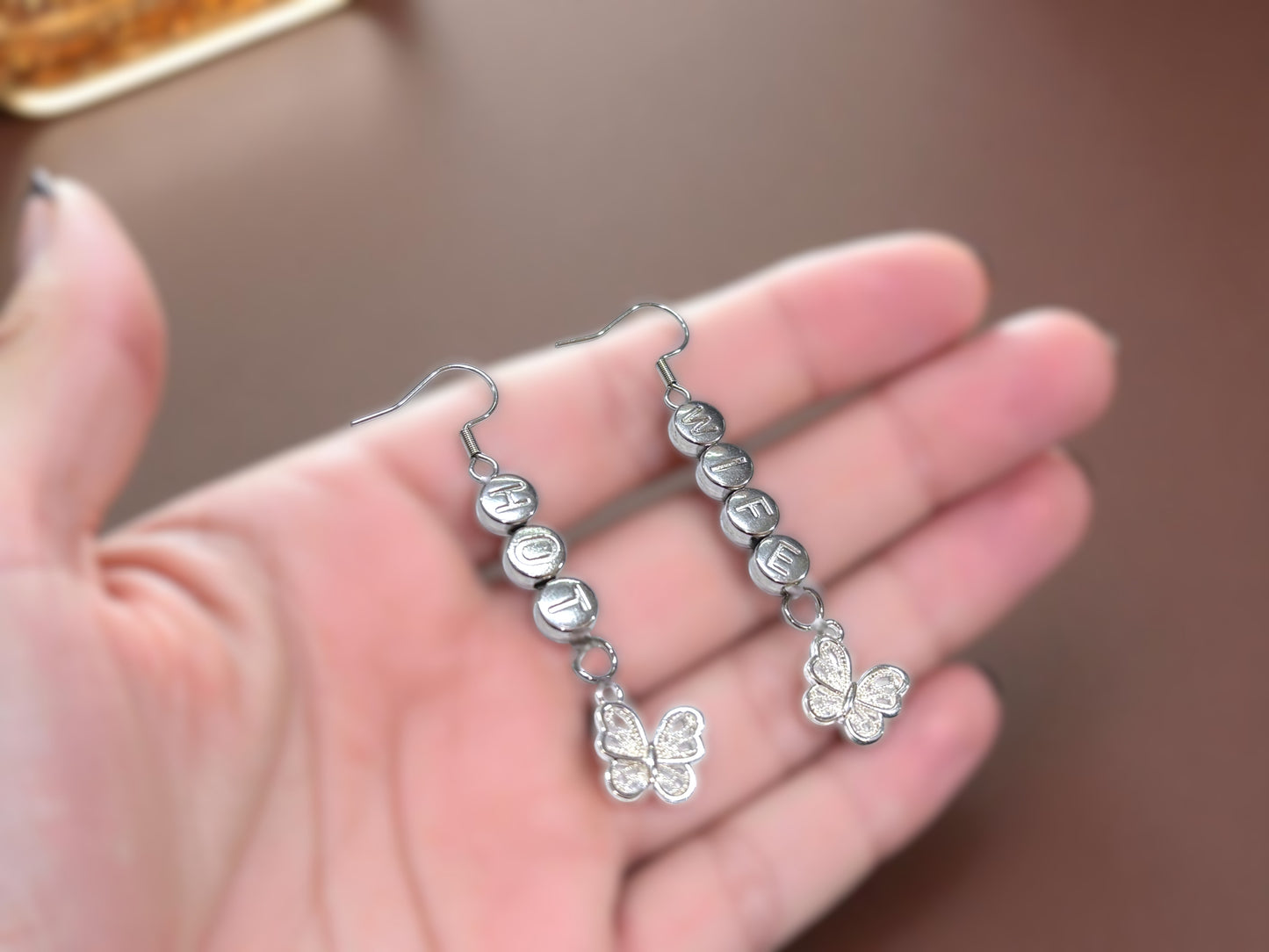 Hotwife Slut Custom Earrings