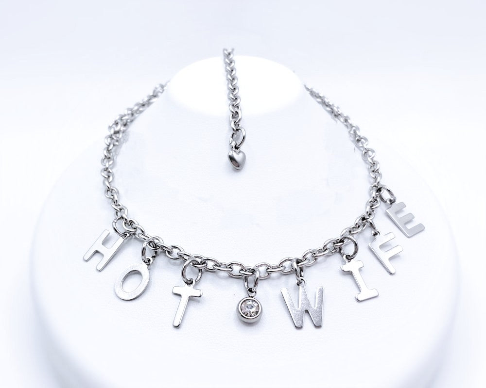 Slut Hotwife QOS Anklet Bracelet Choker Swinger Lifestyle Jewelry