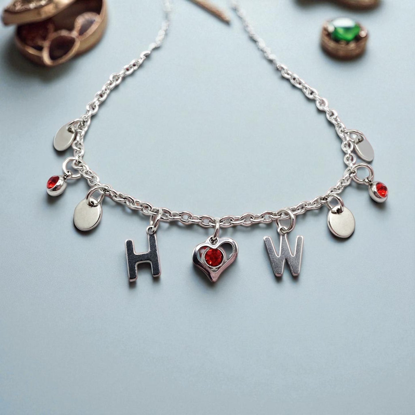 Hotwife Anklet w/ Vixen Fox Charm