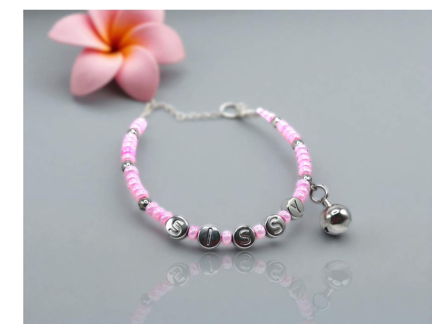 Sissy Anklet / Bracelet with Bell Charm