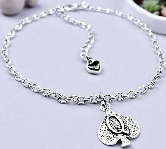 QoS / BBC Jewelry QUEEN OF SPADES Anklet Bracelet Choker Necklace