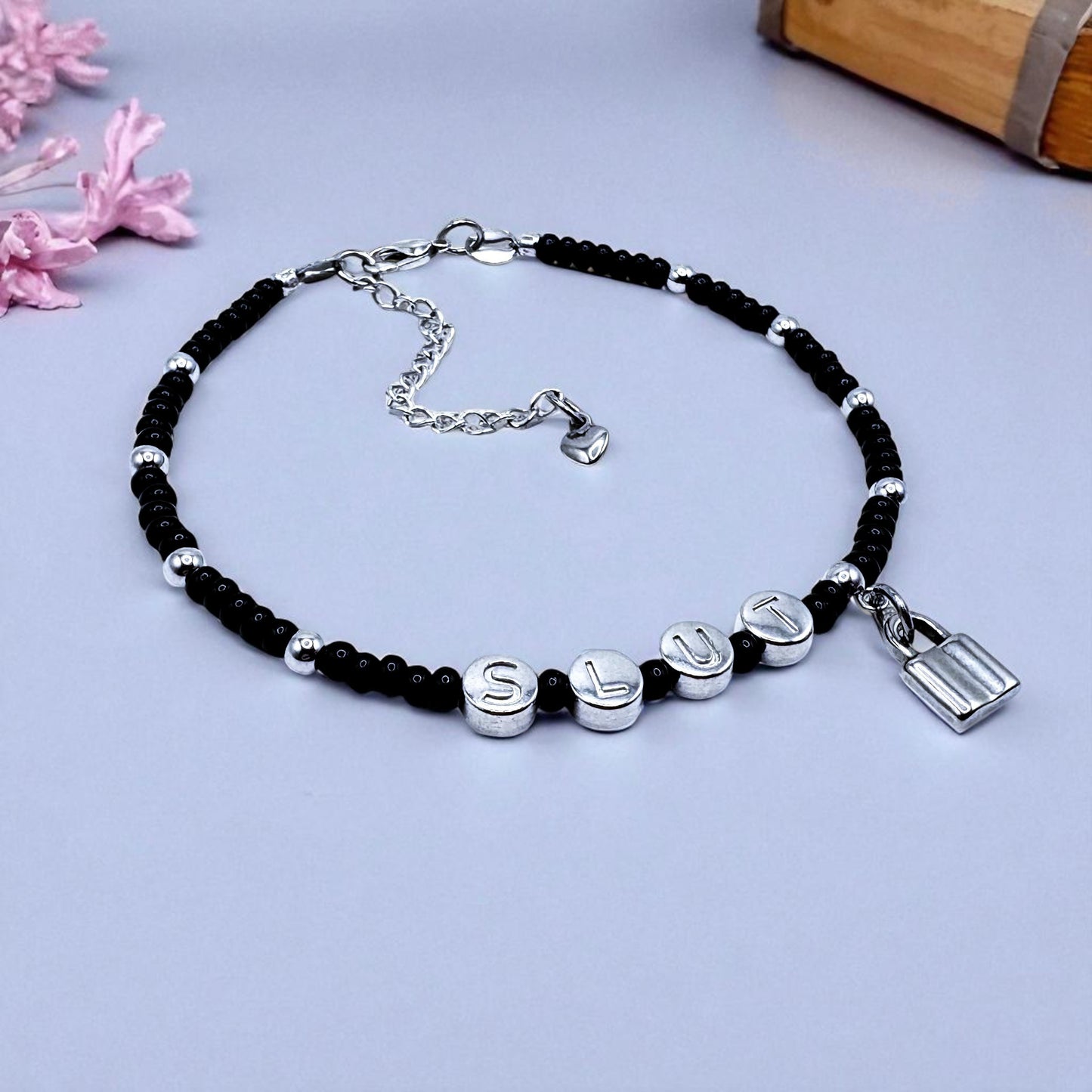 Yes Daddy Yes Sir BDSM Jewelry Anklet / Bracelet