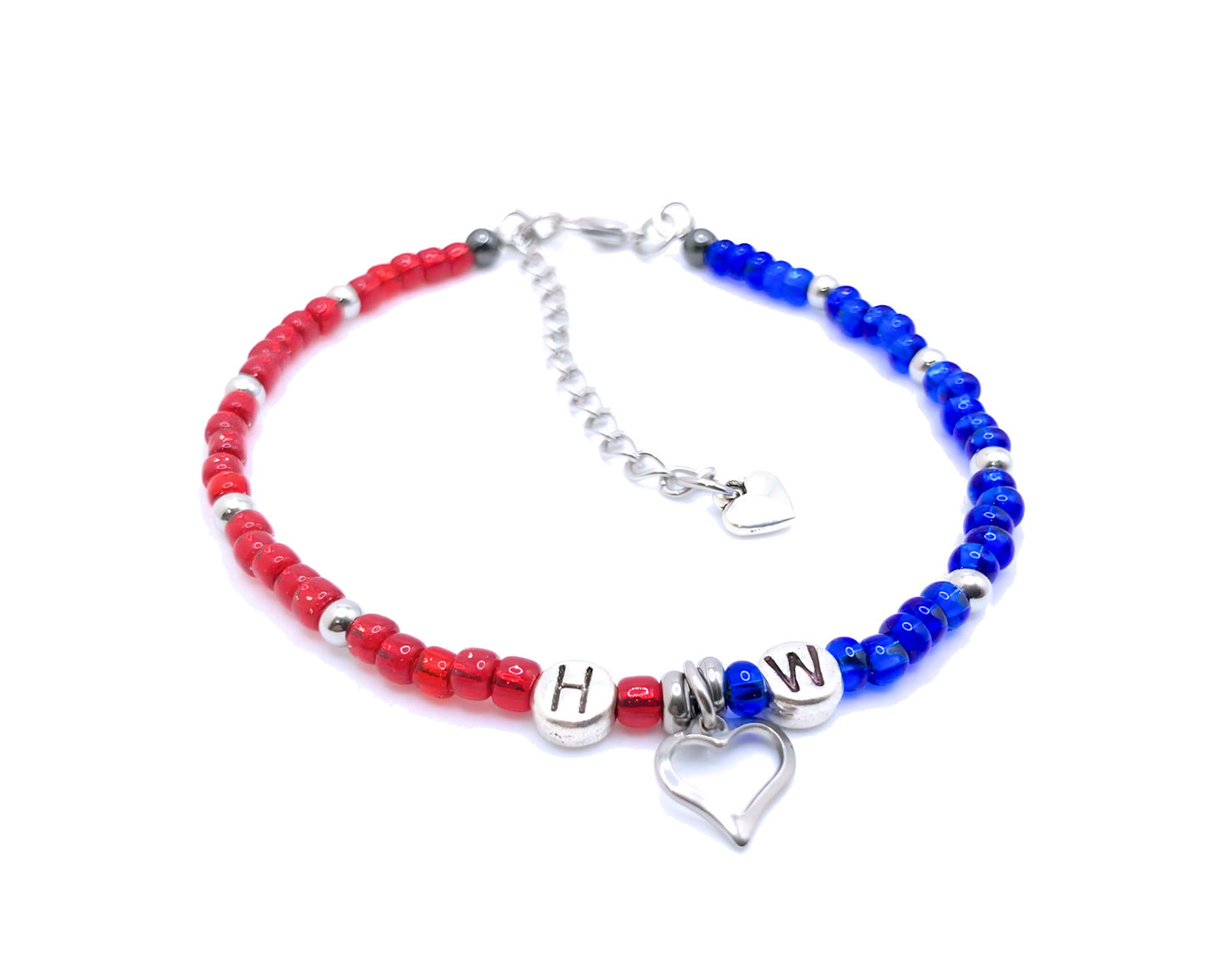 HW Hotwife Anklet / Bracelet with Heart Charm