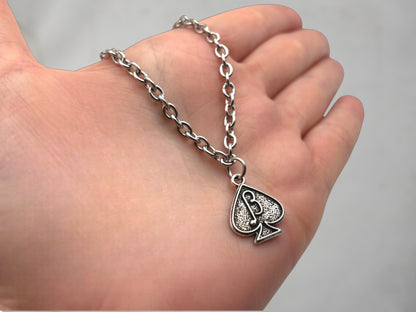 Jack of Spades BBC Cuckold Beta Male Chain with Charm