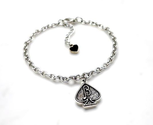 Jack of Spades BBC Cuckold Beta Male Chain with Charm