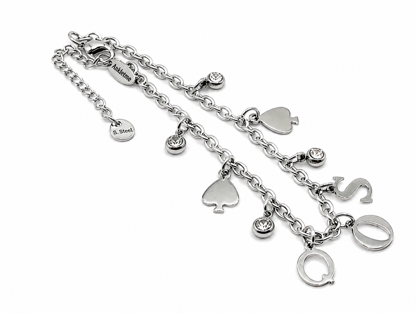 queen of spades charm bracelet
