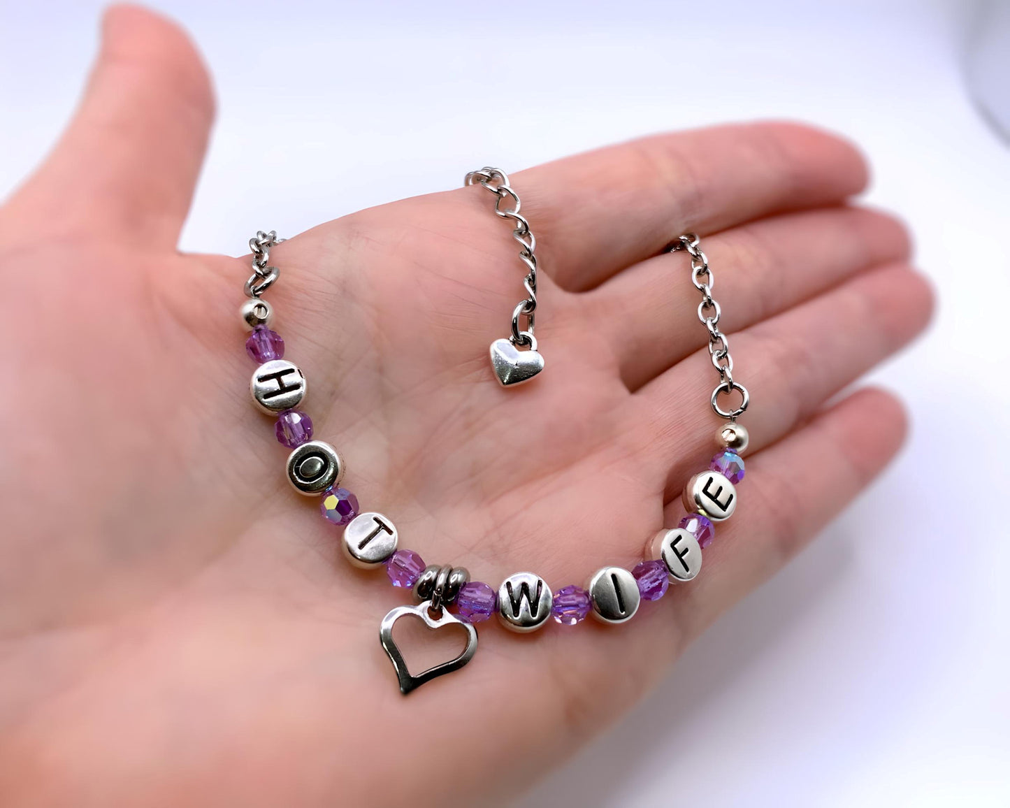 Hotwife Anklet / Bracelet Violet Aurora