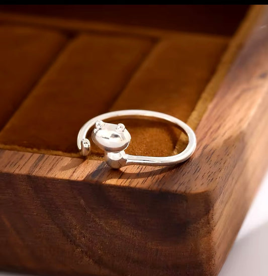 Sterling Silver Sex Kitten Ring