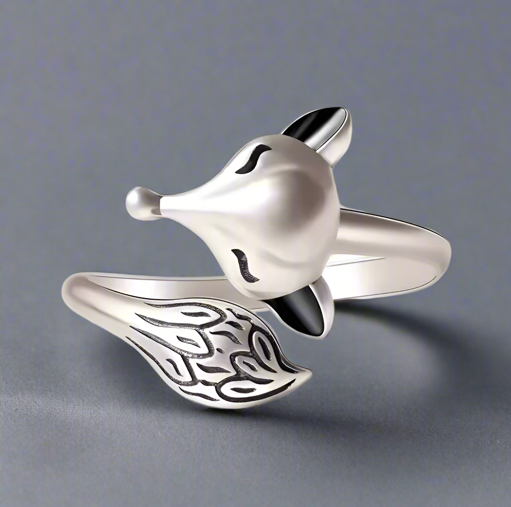 Hotwife Vixen Fox Ring 925 Sterling Silver