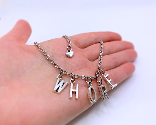 Whore Anklet / Bracelet Chain