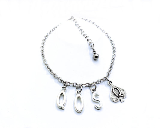 QoS Anklet Bracelet Choker - Jewelry for Women