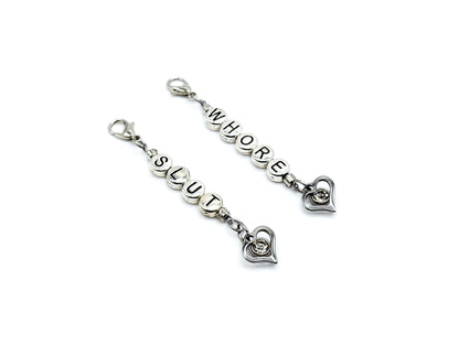 Hotwife Slut QOS Nipple Noose Naughty Jewelry