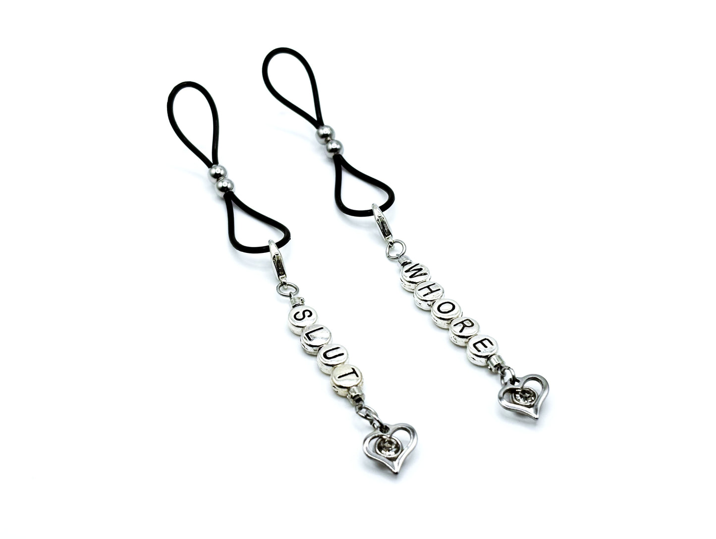 Hotwife Slut QOS Nipple Noose Naughty Jewelry