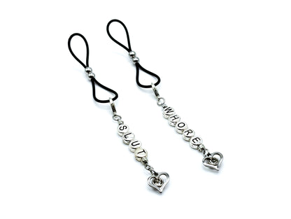 Hotwife Slut QOS Nipple Noose Naughty Jewelry