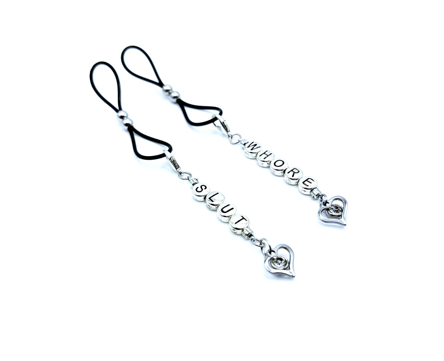 Hotwife Slut QOS Nipple Noose Naughty Jewelry
