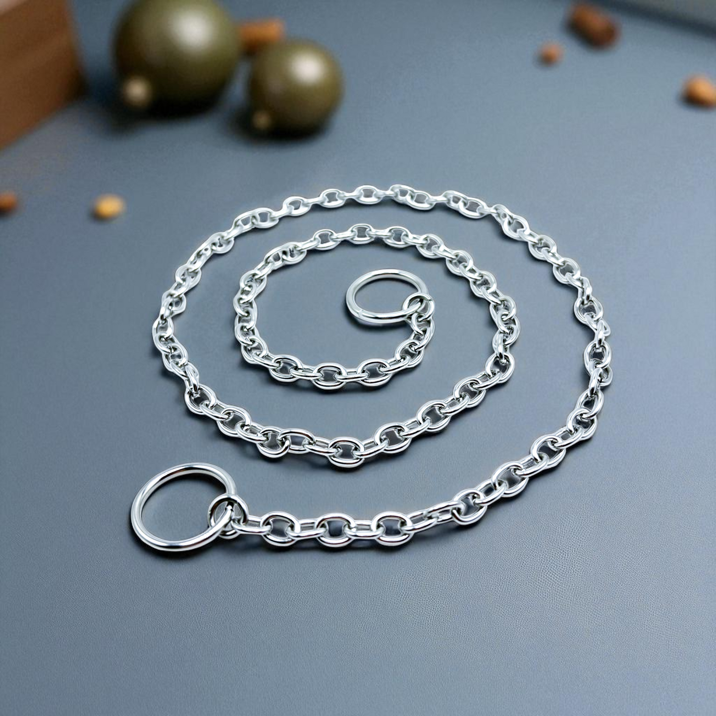Submissive Owned Slip Chain Choker Necklace BDSM Jewelry