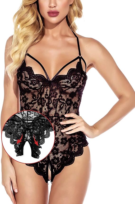 Sexy Lace Teddy Lingerie - One Piece Bodysuit