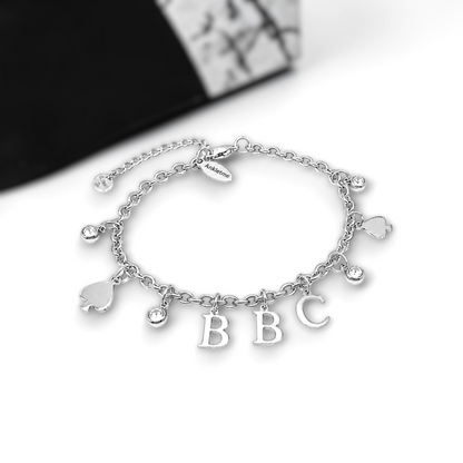 bbc spade charm bracelet