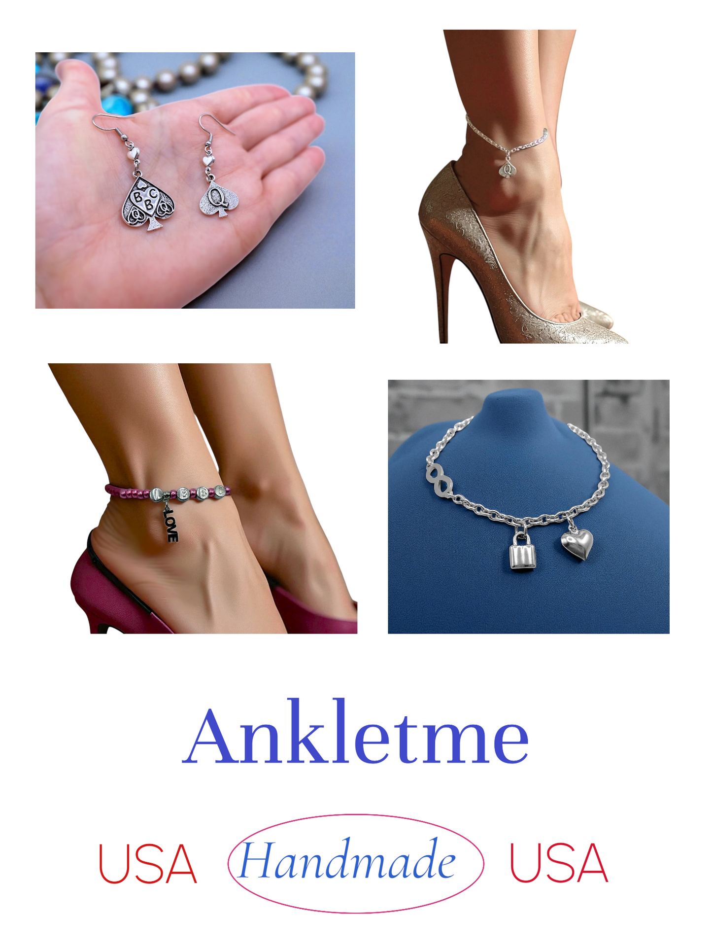 Owned Spanked Sub Anklet/Bracelet BDSM Jewelry