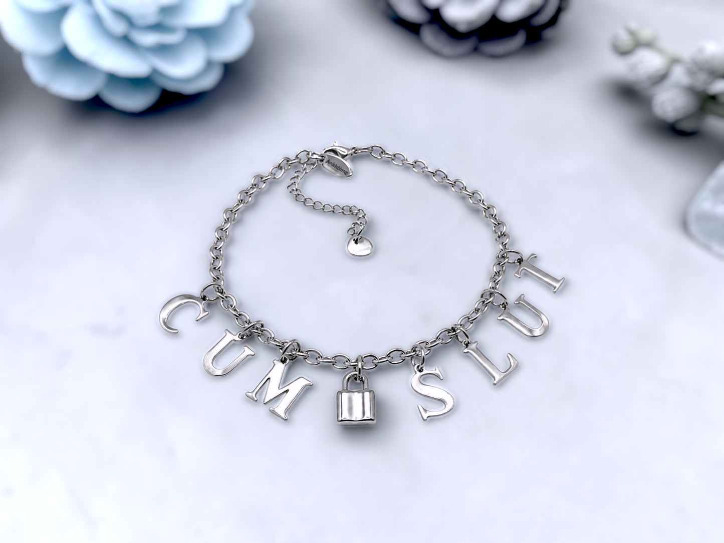 CumSlut Jewelry Anklet/Bracelet/Choker Stainless Steel
