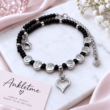 cumslut anklet bracelet jewelry