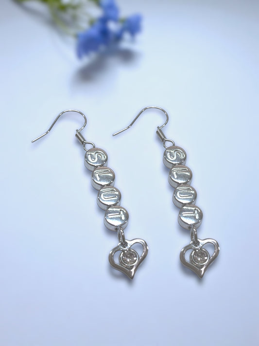Hotwife Slut Custom Earrings