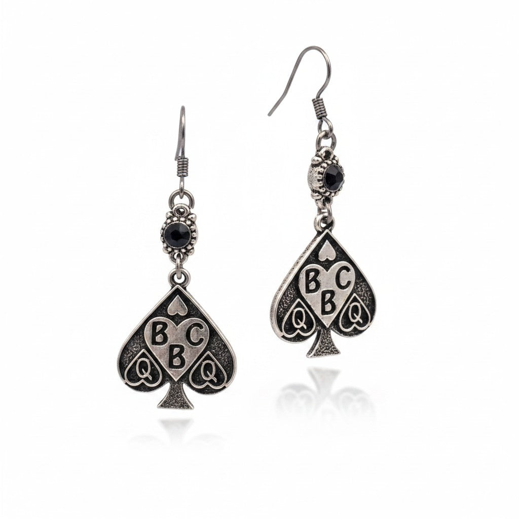 QOS BBC Spade Earrings