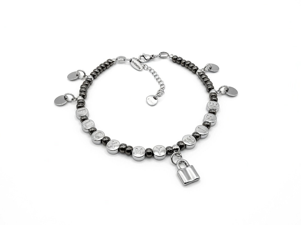 Custom Wording: Fuck My Wife Anklet