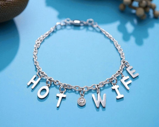 Slut Hotwife QOS Anklet Bracelet Choker Swinger Lifestyle Jewelry