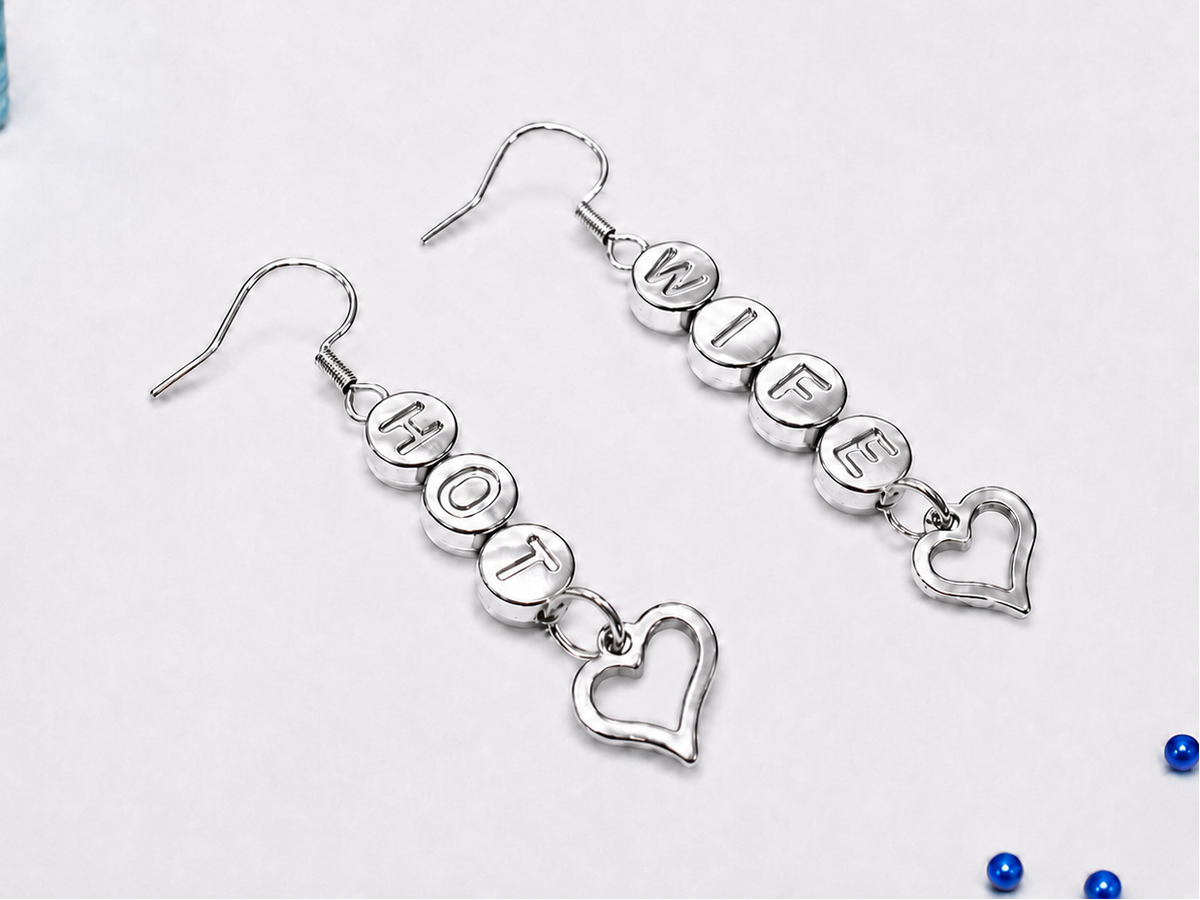 hotwife earrings qos bbc jewelry