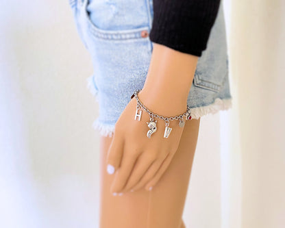 Hotwife Anklet w/ Vixen Fox Charm