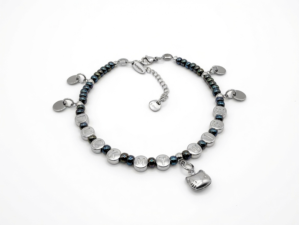 Custom Wording: Fuck My Wife Anklet
