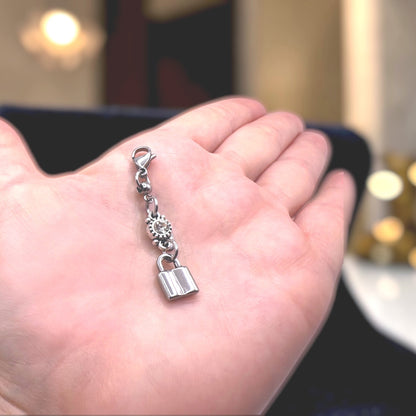 QOS BBC Owned Lock Bell Pendants Charms Jewelry