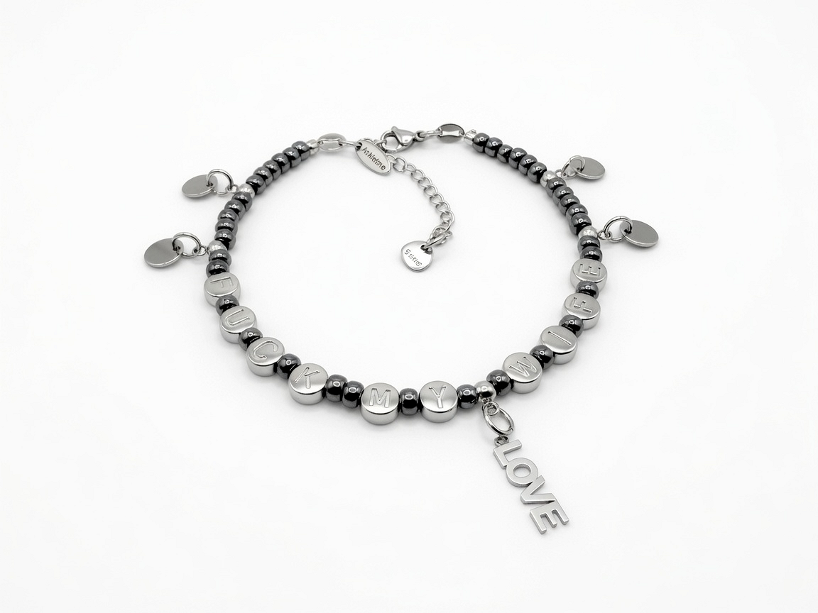Custom Wording: Fuck My Wife Anklet