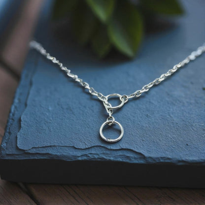 Submissive Owned Slip Chain Choker Necklace BDSM Jewelry