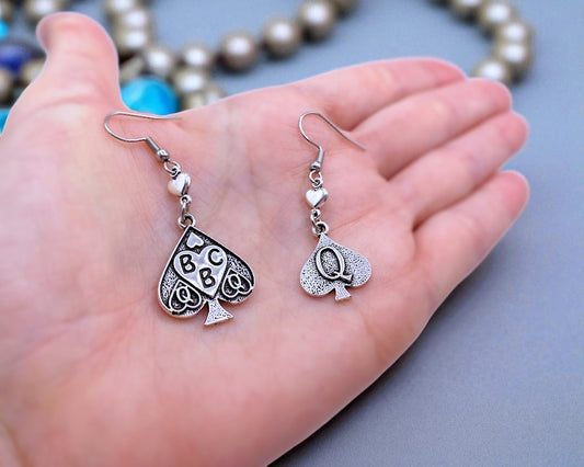 QOS BBC Queen of Spades BBC Owned Earrings