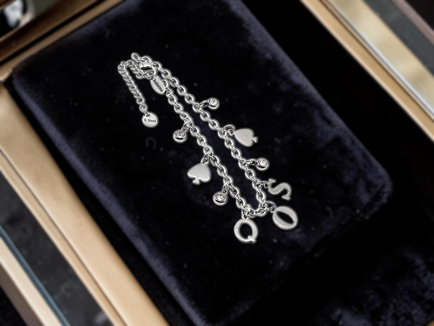 QOS BBC Queen of Spades Jewelry Bracelet Anklet Chain