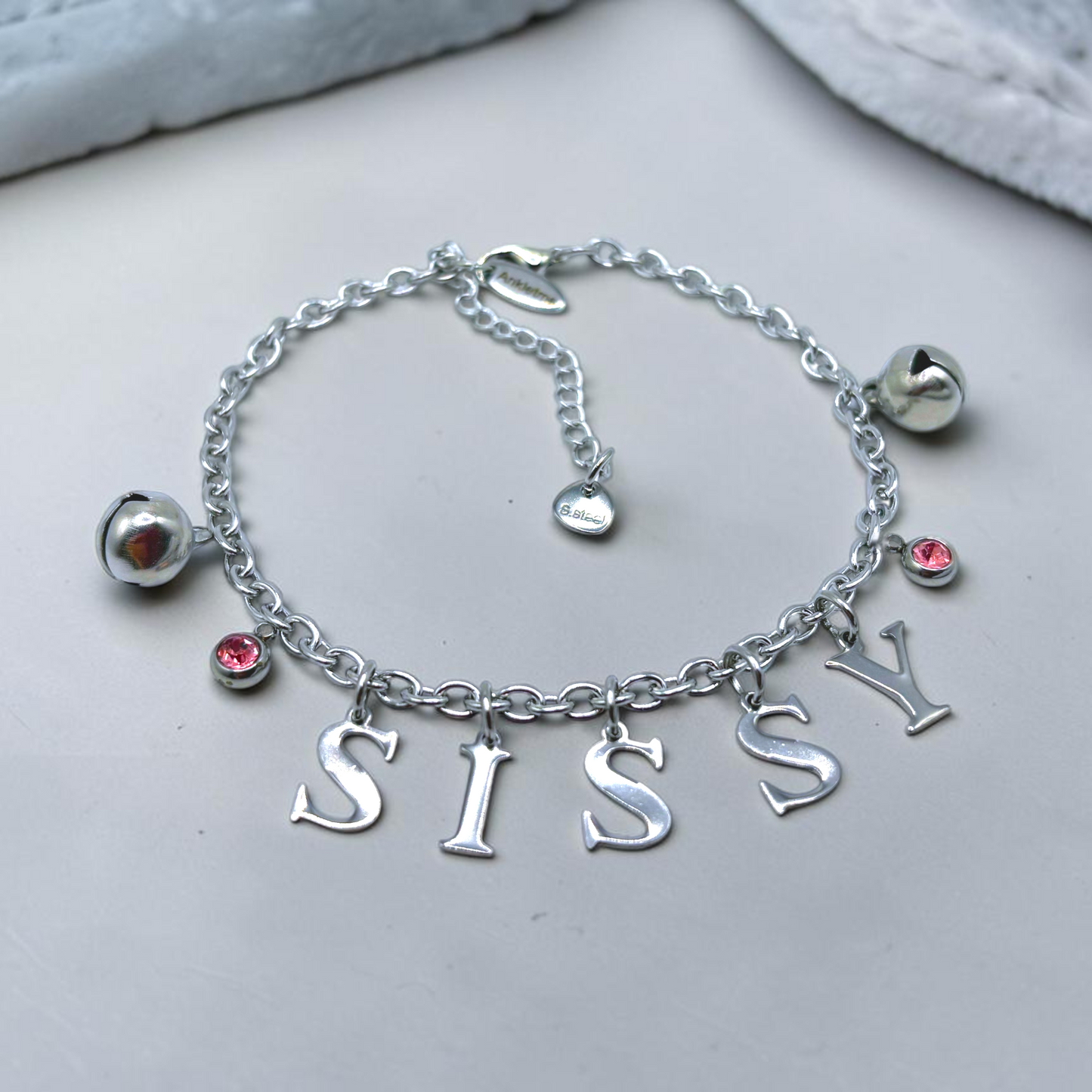 sissy bells anklet chain